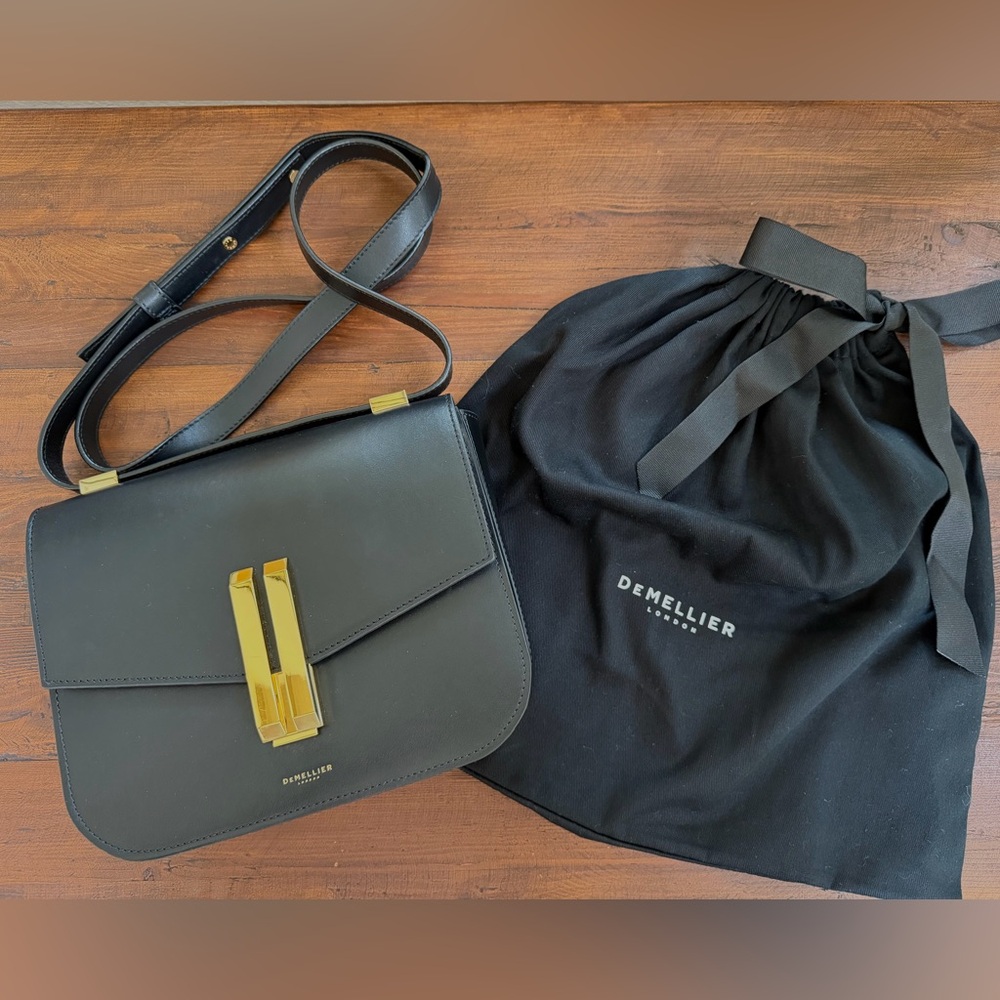 DeMellier Vancouver Black Crossbody Bag